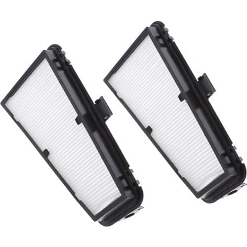 Cabin Air Filter 2 Pcs for A4 B8 / Q5 8R / A5 8T 8F S5 / Core External Air Conditioning Filter + Grille Only 8KD819439 / 8KD8194