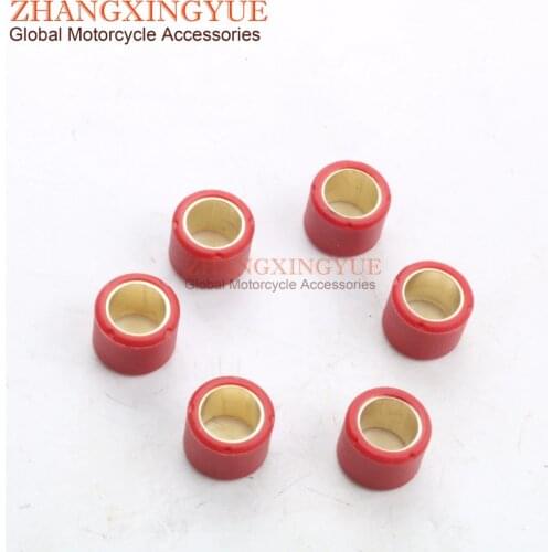 16 x 13mm Performance Variator Rollers Weights 4.5g 5g 5.5g 6g 7g for GY6 49 50cc 139QMB Scooter 4T