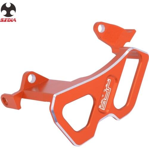 For KTM EXC SXF SXF-W XCW XC XCW XCF 125 250 350 450 505 525 530 2003-2009 Dirt Bike Motorcycle CNC Rear Caliper Guard Cover