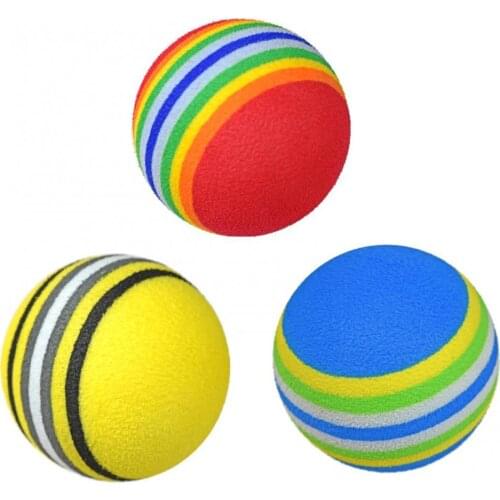 50% Hot Sale 10Pcs Colorful Soft EVA Golf Ball Indoor Exercise Sport Training Tool Accessory golf balls2021New hot golf Balls