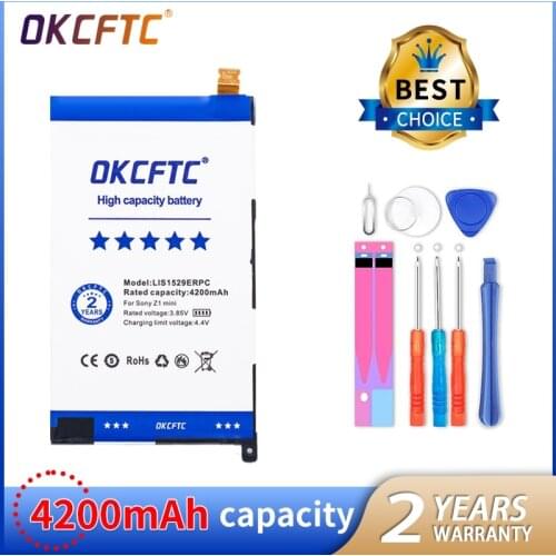NEW 4200mAh LIS1529ERPC Mobile Phone Battery for Sony Xperia Z1 mini Z1mini D5503 Z1 Compact M51w