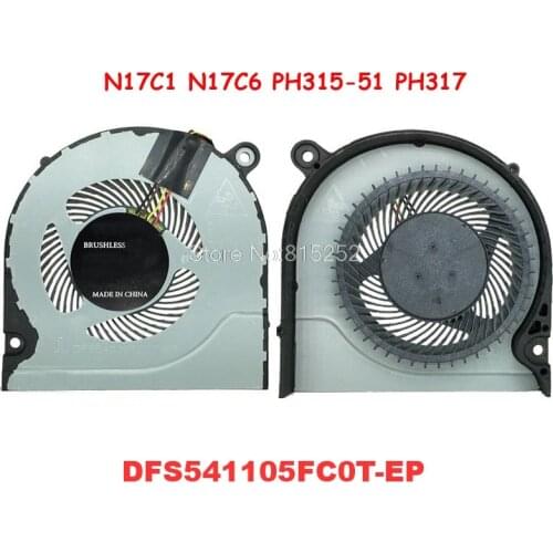 AN515 A715 CPU FAN For ACER For Predator Helios 300 N17C1 C4 N17C6 PH315-51 PH317 G3-571 572 G3-573 FJN1 DC28000K4D0 DC28000L2D