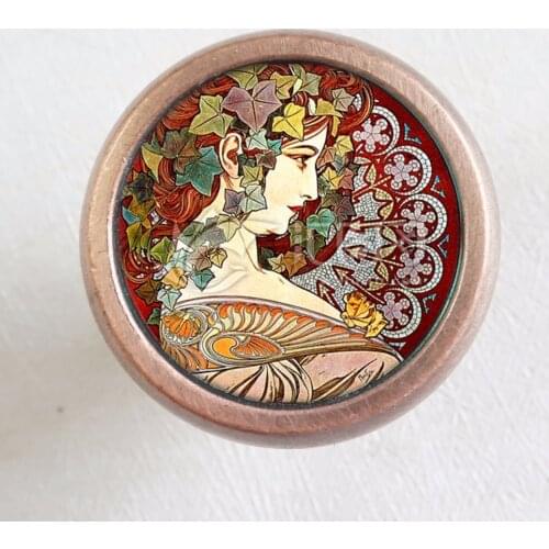 Flower Woman- Drawer Knobs Pulls Handles / Kitchen Cabinet Knobs Handle Pull /Dresser Knobs Furniture Hardware