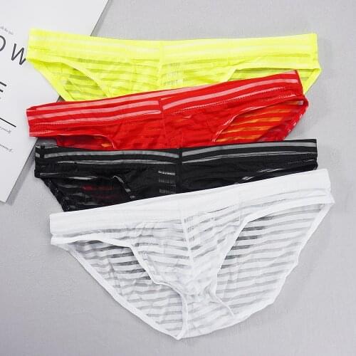 IXueJie Men's Transparent Briefs
