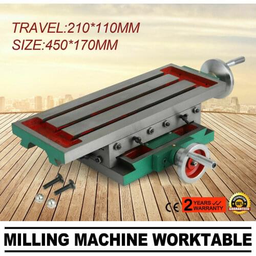 Cross Milling Machine Compound 2 Axis 4 Ways Working Table 450X170 30KG