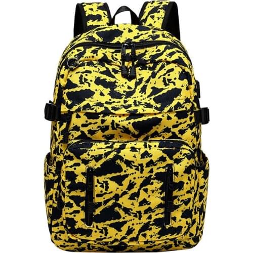 Casual Style Lightweight Big Student Backpack for Girls College Laptop Backpack Daypack Teen Boys School Backpack with USB Port
