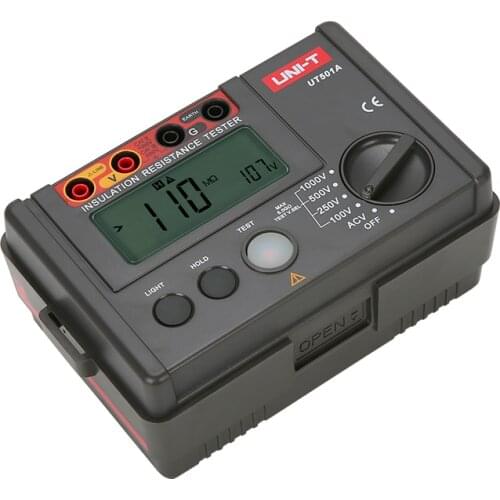 0-1000V 5.5G ohm Multi-function Ohm Tester Meter UT501A Insulation Resistance Tester