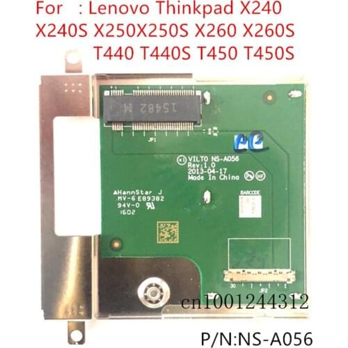 New SSD connecter board For Lenovo Thinkpad X240 X240S X250 X250S X260 X260S NGFF SSD small solid state adapter NS-A056