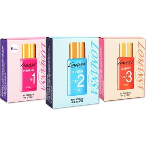 Wholesale 50 Boxes Lomansa Plus Permania Korea Lash Lifting Kit Eyelash Extension Curling Set Box Long Lasting Growth Treatment