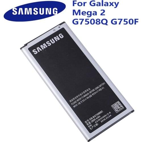 Original Replacement Samsung Battery For GALAXY Mega 2 G7508Q G750F Galaxy Round G910S Genuine Battery EB-BG750BBC EB-BG750BBE