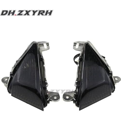 Front Turn Signals Light Cover for Kawasaki Z1000 07-13 Ninja 650R 06-08 ZX-6R 05-12 ZX-10R 06 07 GTR 1400 08-16 ZX-14R 06-16