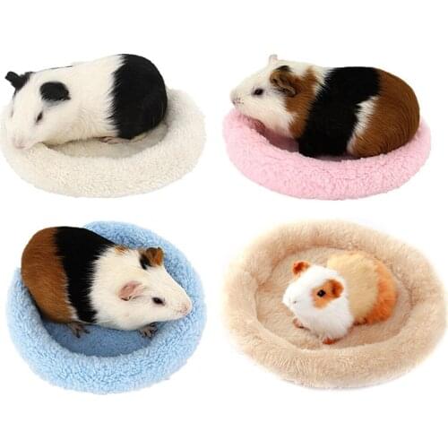 5 Colors Hamster Nest Pad Velvet Warm Pet Nest Arctic Cushion Hamster Hedgehog Chinchilla Rabbit Pet Bed Pet Supplies