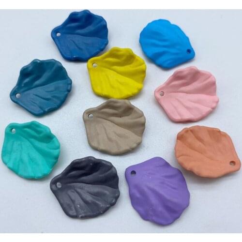 Popular Painting Colorful acrylic cabbage shape diy beads fashion loose plastic beads fit for jewelry accessory 18x20mm y1556