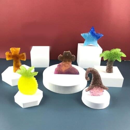 N58F Portable Silicone Mold for Soap Aromatherapy Making Crafts Art Supplies for Girl Arts Crafts Supplies