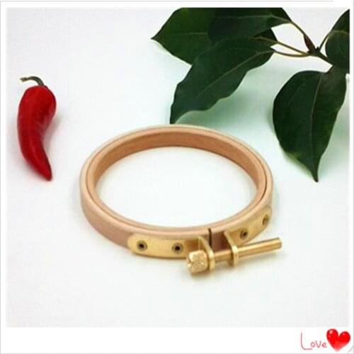 7.5cm round 2016 best selling high quality europe export beech wood embroidery hoop as sewing accessories 2.9inch mini hoop