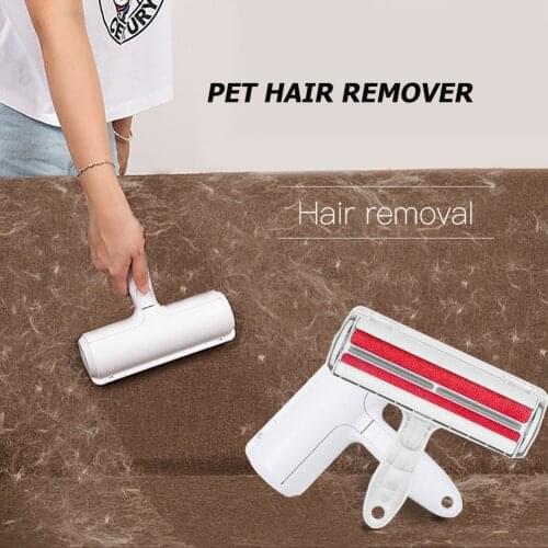 Pet Hair Removal Brush Roller Stick Hair Removal Device Float Hair Cleaning Brush Cat Dog Hair Self Cleaning Lint Remover Comb