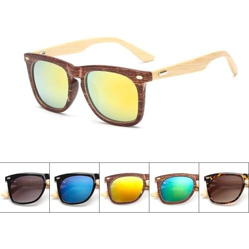 Classic Handmade Bamboo Sunglasses Retro Vintage Wooden women men nail Original Wooden retro De Sol uv400 unisex sun glasses