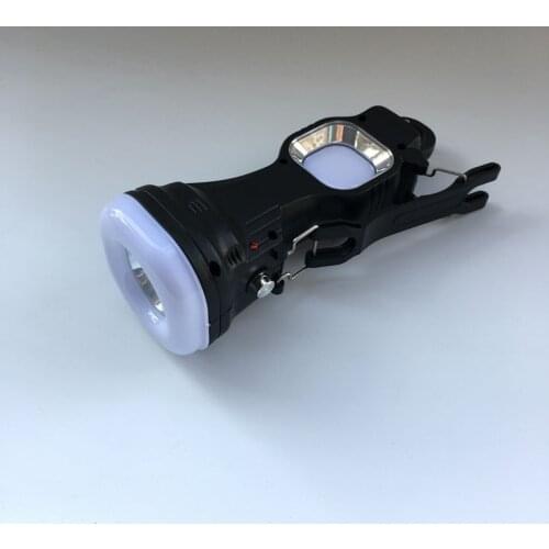 New pattern Led portable flashlight Solar energy Flip over Charging lantern outdoors CampingKC