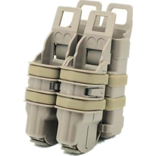 Tactical pistol magazine pouch military sports magazine bag FastMag Pistol*2 M4*1 Black DE FG