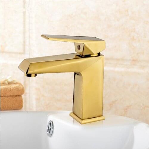 Vidric Free Shipping Euro Gold/Rose Gold Basin crane Luxury Bathroom Basin Faucet Single Handle Vanity Sink Mixer wash basin Tap