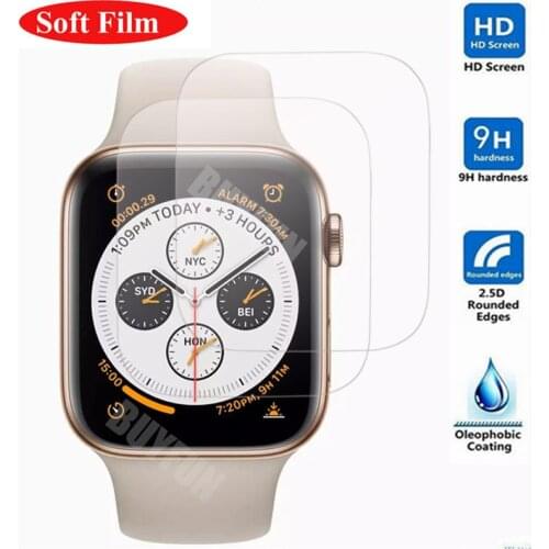 High Quality Transparent Protective Screen Scratch Proof Smart Watch 2020 Protective Film For Apple Watch Series 4 5 6Accessorie