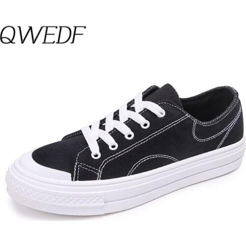 2019 Women Sneakers Fashion Breathble Vulcanized Shoes Platform Lace up Casual White Tenis Feminino Zapatos De Mujer Z5-11