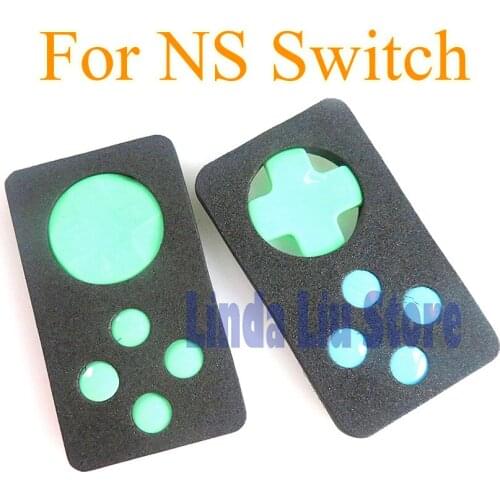 1set/lot D-pad Move Cross Direction Button ABXY Key Sticker Joystick Thumb Stick Grip Cap Cover For Nintend Switch NS Skin Case