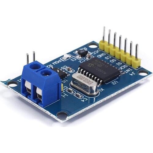 1PC New MCP2515 CAN Bus Module Board TJA1050 Receiver SPI For 51 MCU ARM Controller Interface Module for Arduino DIY Kit