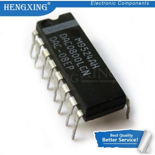 10pcs/lot DAC0800LCN DAC0800 DIP-16 In Stock