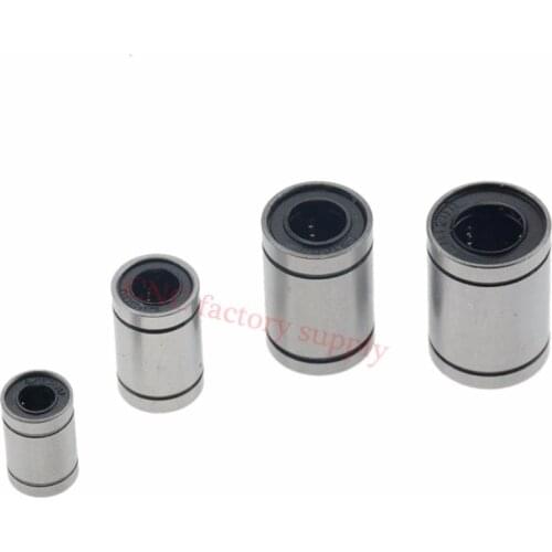 12pcs/lot LM12UU LM20UU LM6UU LM8UU LM10UULinear Bushing bearing 12mm CNC 3d printer parts Linear Bearings for linear Rods shaft