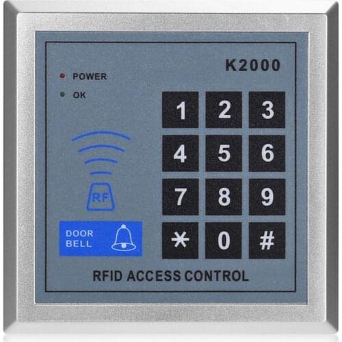 125Khz Rfid Door Access Control Rfid Keypad + 10 RFID Keyfobs