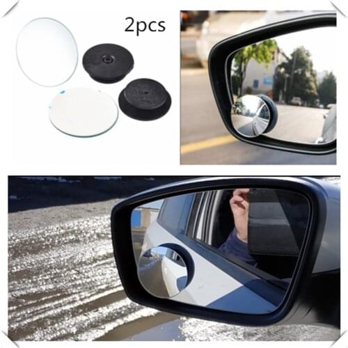 2pcs car motorcycle small round glass blind spot mirror parking assist for Renault Eolab Twizy Twin-Z Twin-Run Symbol