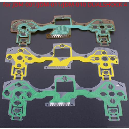 2pcs JDM-001/JDM-010/JDM-011 Controller Original Conductive Film Button Ribbon Flex Cable for PS4 DUALSHOCK 4 Controller