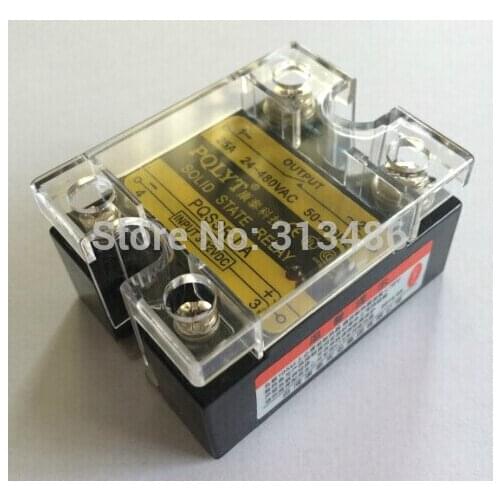 60A SSR input 3-32VDC output 24-480VAC solid state relay PQLYT 100% QUALITY