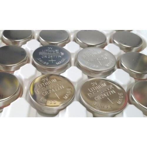 5PCS Original Swiss CR2477N high performance wide temperature button battery