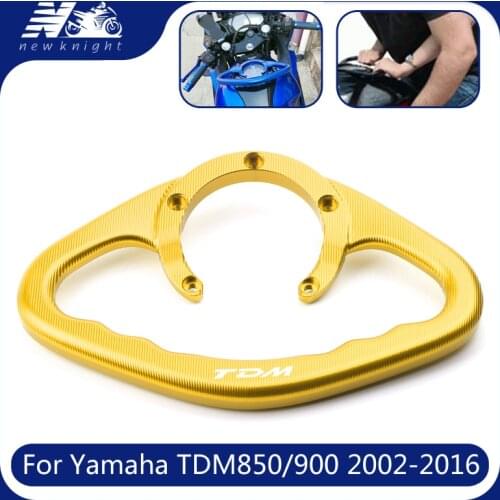 For Yamaha TDM 900 850 2002-2016 Motorcycle CNC Aluminum Passenger Handgrips Hand Grip Tank Grab Bar Handles Armrest Accessories