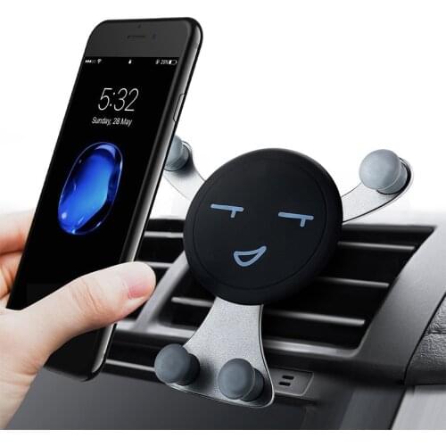 Car Stand Holder air Vent Mount Mobile Phone for iPhone X 8 Samsung Universal Holder For Xiaomi Redmi 6 Gravity Support Bracket