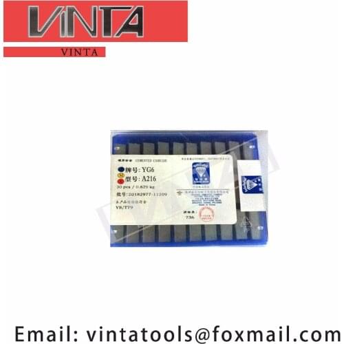 Free shipping high quality 30pcs/lots A216 YG6/ YG8/ YW1/ YW2/ YT5/ YT14/ YT15 cnc caibide welding inserts