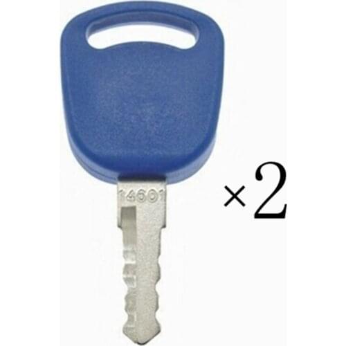 2pc key For Case For New Holland 14601 Excavator Tractors 82003267 82030143
