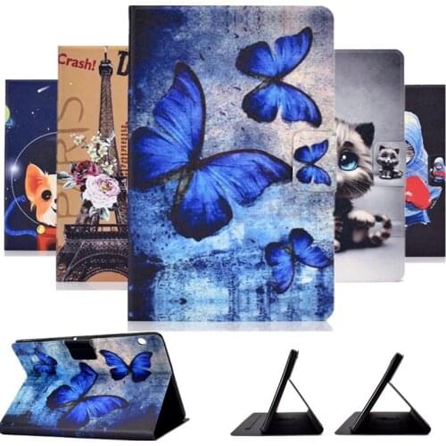 Cartoon printed Tablet Case for Huawei Mediapad T5 10 AGS2-W09/L09/L03/W19 10.1" Funda Cover Flip Protective Stand Tablet Case