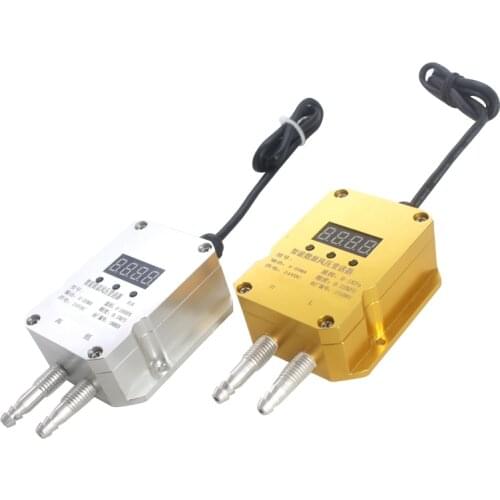 QDF70B Digital Display Air Differential Pressure Sensor Micro Wind Differential Pressure Transmitter 4-20mA Pressure Transmitter