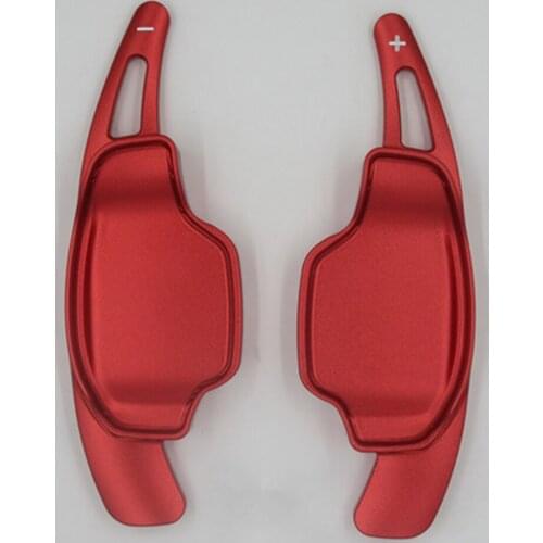 DEE New 2 PCS Aluminum Steering Wheel Shifter Paddle Shift Extension For Cadillac XT5 2016 2017 Styling Interior Gearbox Cover