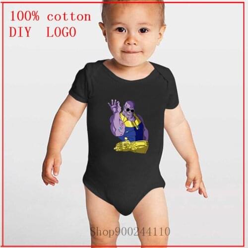 Newborn Baby Bodysuit Baby Summer Boys Girls Jumpsuit Short Sleeve Avenger Infinity Infant Short Sleeve Romper Outfits