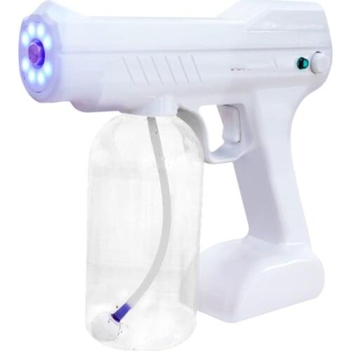 Electric automatic handheld disinfection gun machine atomization wireless blue light charging spray gun safety protection