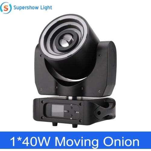 Onion Moving Head Light Colorful 1*40w Powerful Brightness DMX512 Controller Stage Lighting RGBW LED Wall Washer