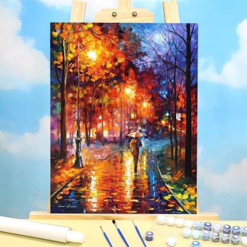 Christmas Emotions DIY Paint By Numbers Complete Kit Acrylic Paints 40*50 Oil Painting Wall Decoration Children Drawing