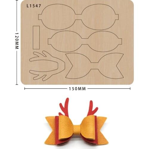 Handmade Cutting Dies Mold Wood New Design Craft Beautiful Bowknot Decoration Scrapbooking Paper Card Craft