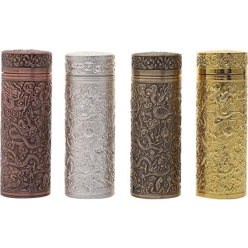 Factory Direct Kowloon Relief Office Cup High-End Gift Insulation Silver Cup Household Tea Cup One Product Dropshipping