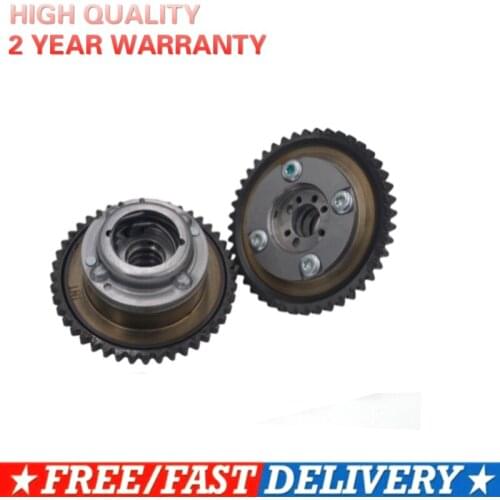 2PCS Camshaft (Exhaust+Intake) Adjuster Actuator for MERCEDES C250 SLK250 1.8L 2710503347 2710502947 2710501400