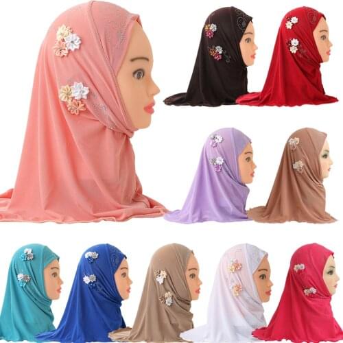 11 Colors Muslim Girls Head Coverings Tube Scarf Hijab Hat Islamic Arab Hijab Caps Turkish Fashion Bonnet Turban Hair Loss New